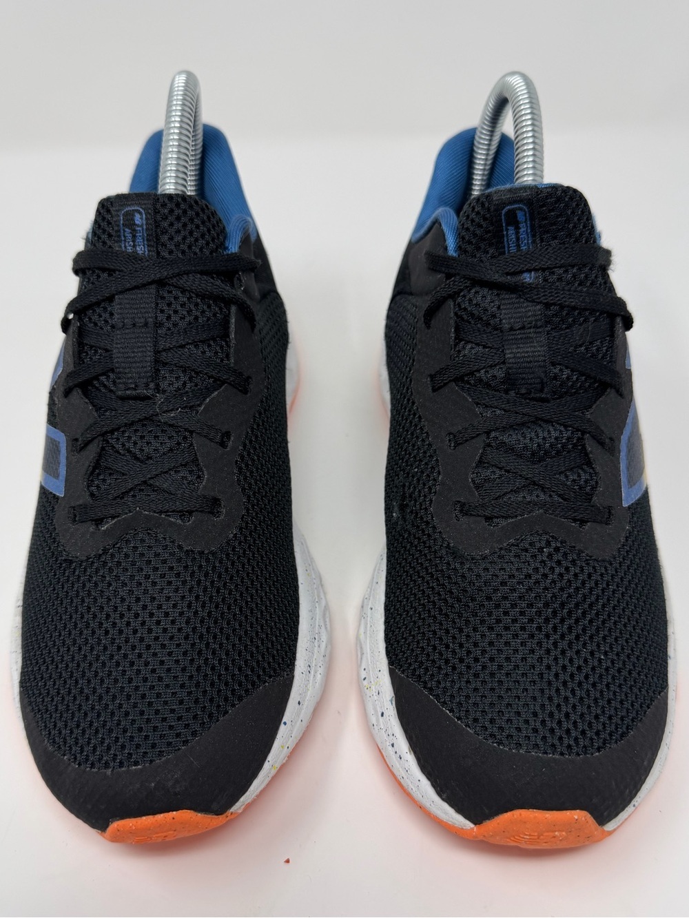 Kids New Balance Black Mesh Running Sneakers with Rainbow Logo Sz.5y - Picture 5 of 7